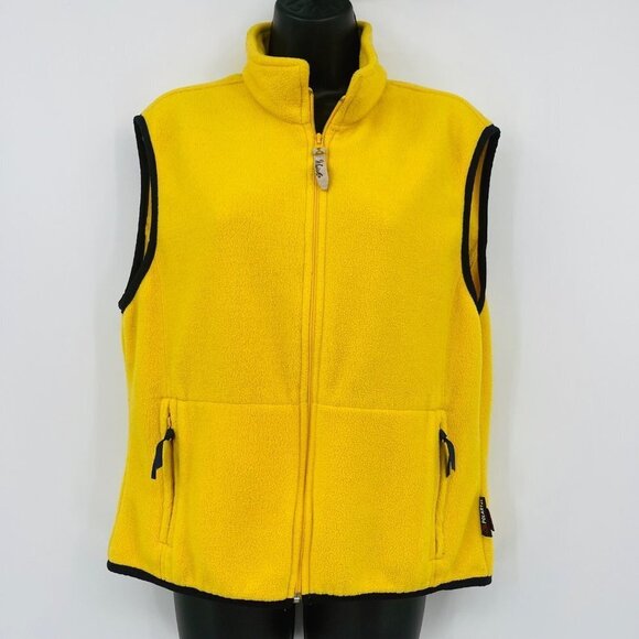 Woolrich Women's Polartec Fleece Vest size L Sleeveless Full Zip up‎ gorpcore - Picture 1 of 10